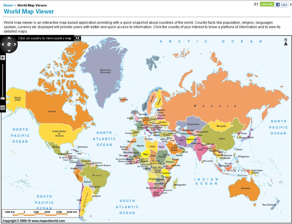 World Map Viewer